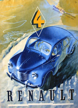 Renault 4 CV Modelprogram 1948 Carbrochure (10353)